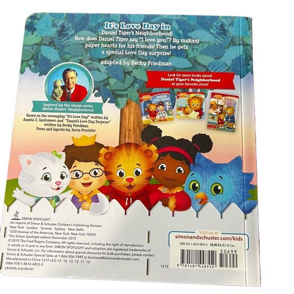 Daniel Tiger’s Neighborhood Happy Love Day, Daniel Tiger A Lift-the-Flap Board B - Picture 5 of 7